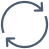 two arrows in a circle icon