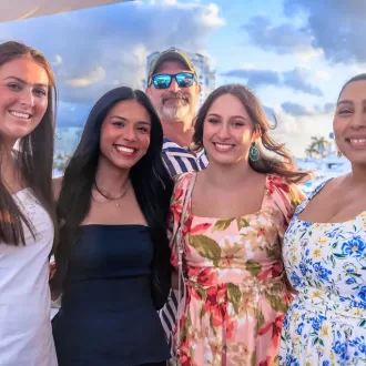 Group photo outside