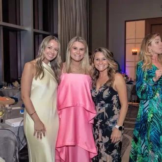 Group photo at an event